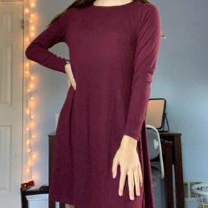 Burgundy Dress